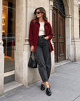 Relaxed Fit Shirt Jacket