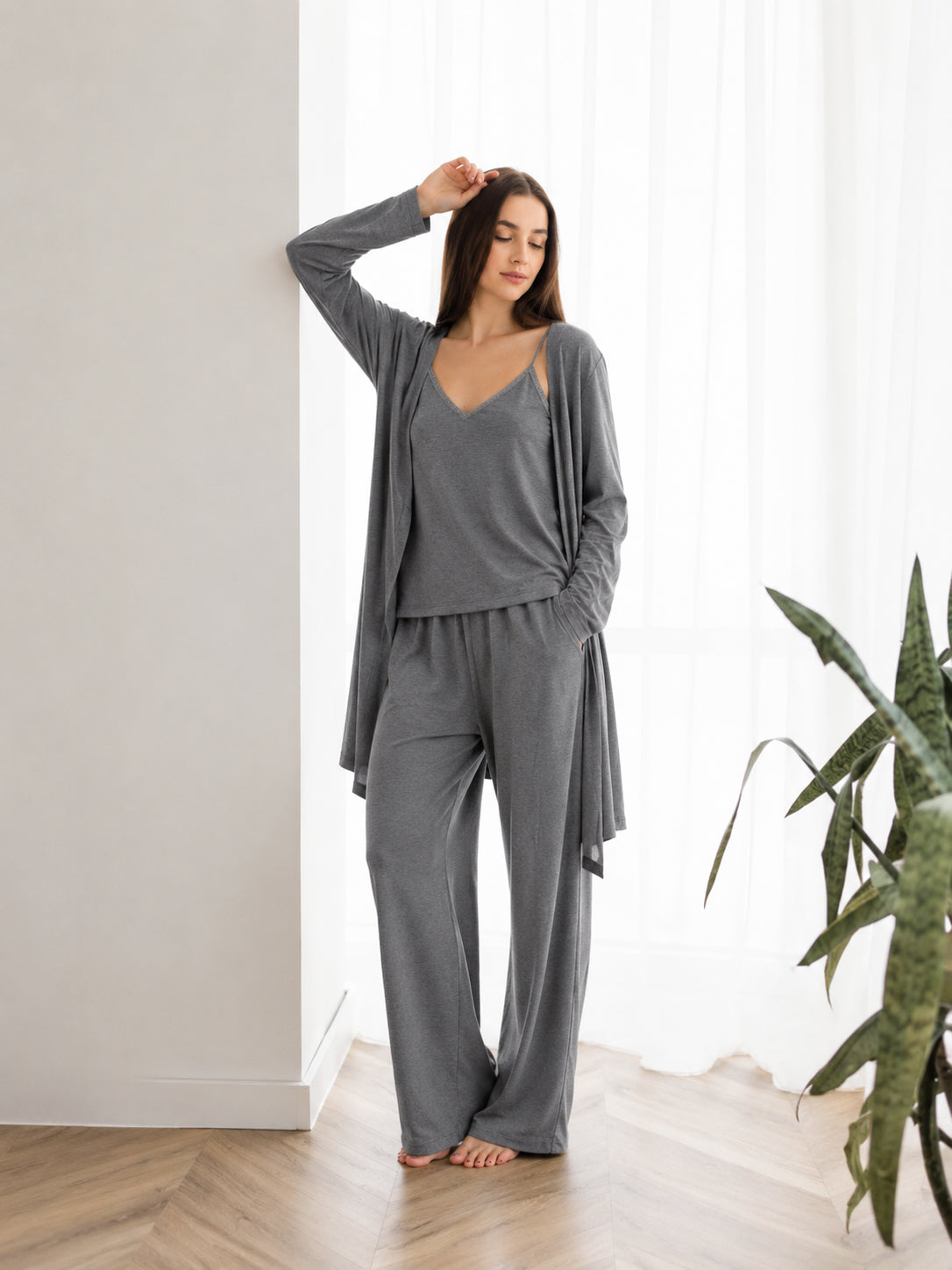 Hs 106- Cotton Pajama Set – 4 Pieces