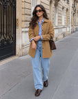 Relaxed Fit Shirt Jacket