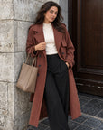 Classic Double-Breasted Coat
