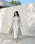 Soft Tide Dress with Belt