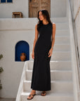 Sleeveless Cotton Basic Dress