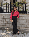 Satin shirt