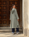 Soft Knit Long Hoodie Cardigan