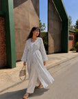5046-Long Kimono with Belt