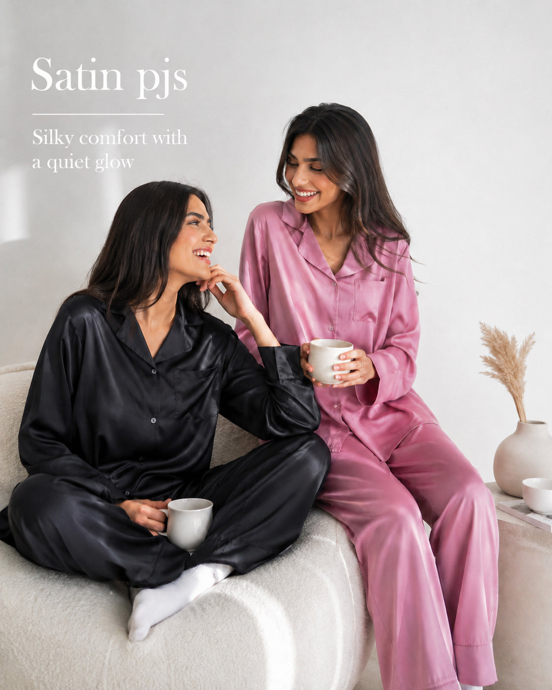 HS 116-Basic Stain Set Pajama with Buttons