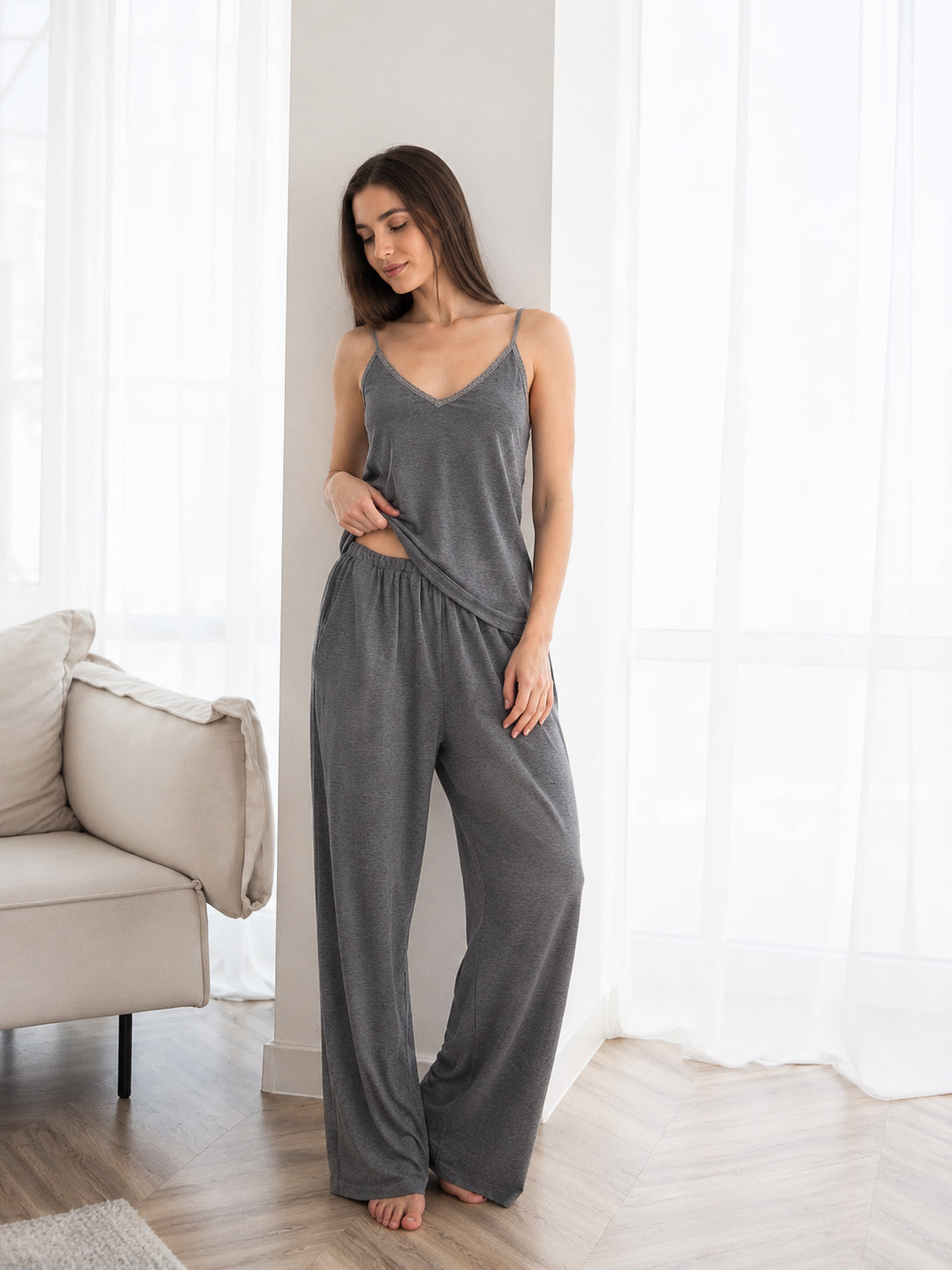 Hs 106- Cotton Pajama Set – 4 Pieces