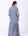 Buttons Denim Dress