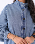 Buttons Denim Dress