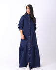 Buttons Denim Dress