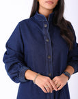Buttons Denim Dress