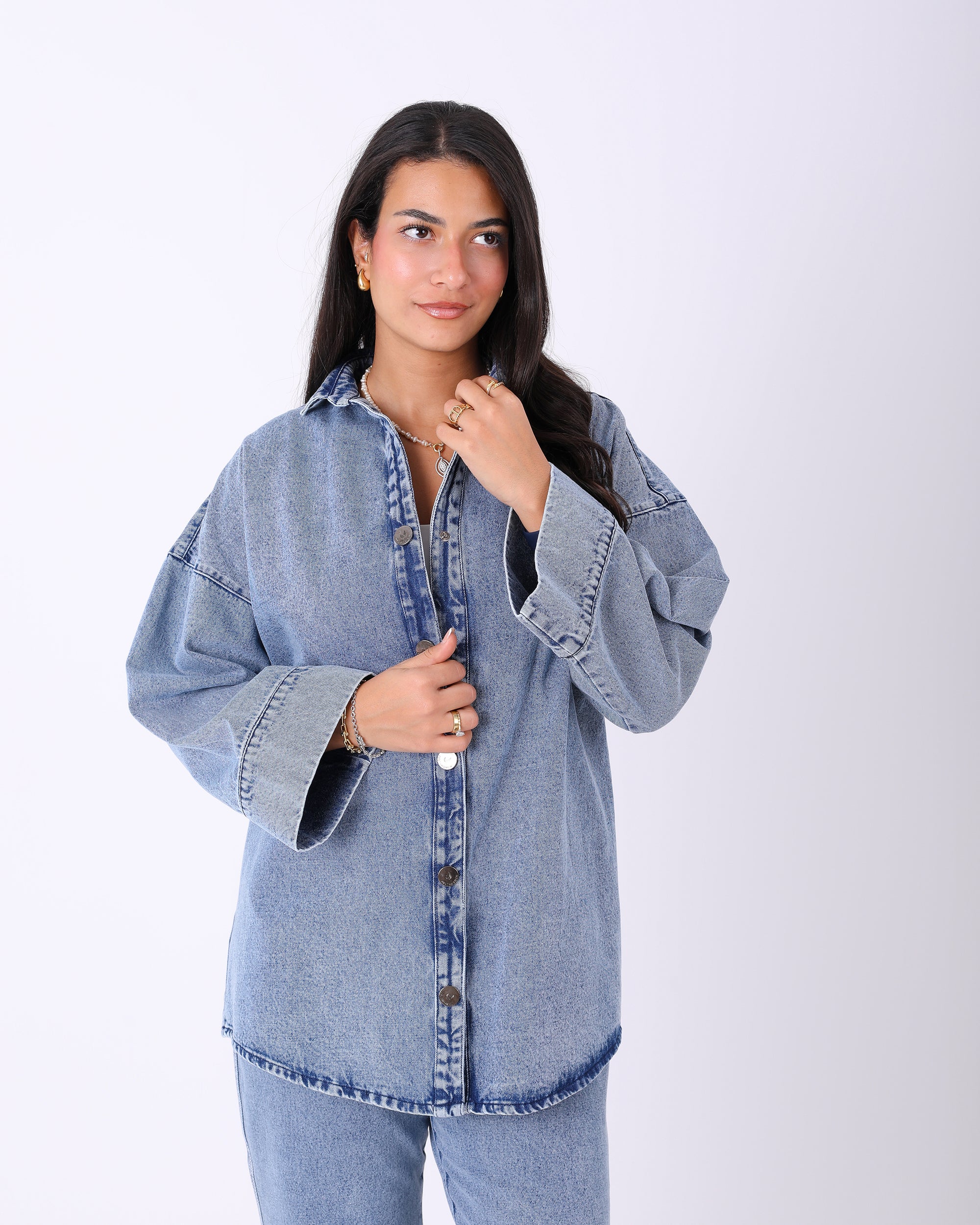 Buttons Denim Jacket
