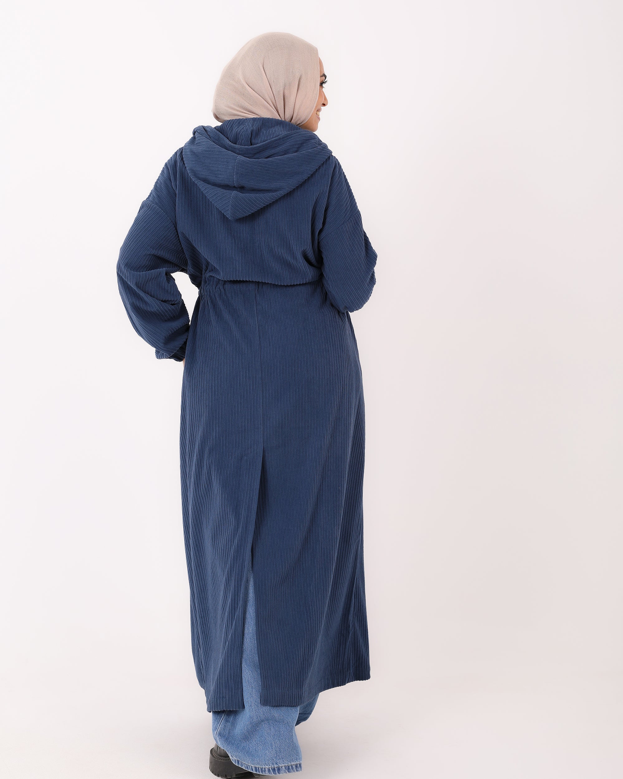 Velvet Dress Shirt with belt