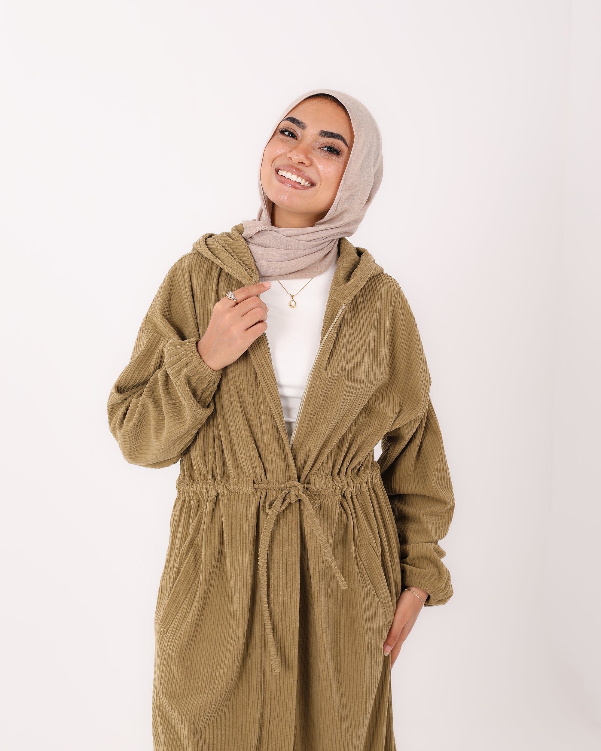 Velvet Dress Shirt with belt