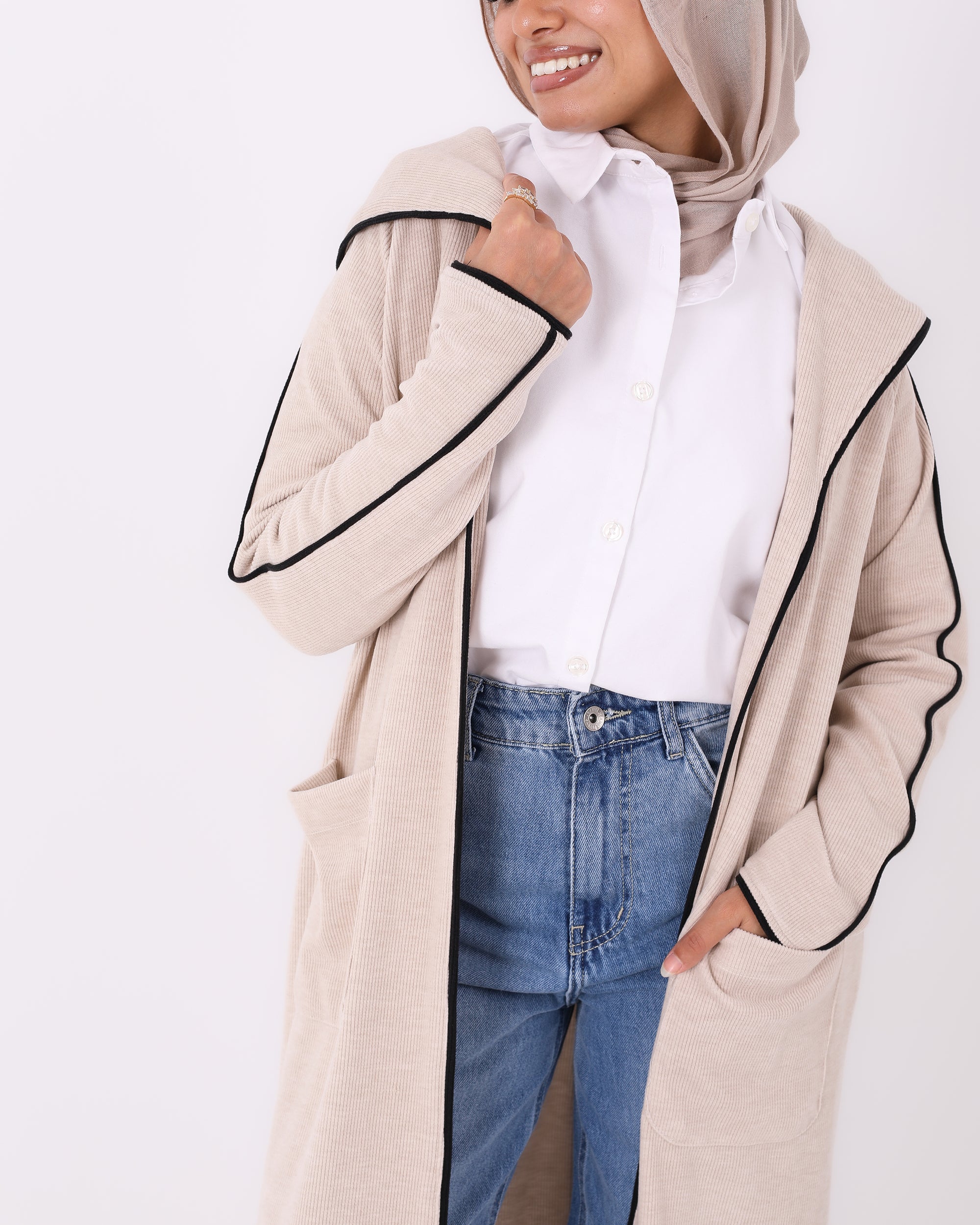 Open Front Maxi Cardigan