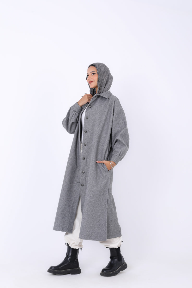 Long Buttons Coat