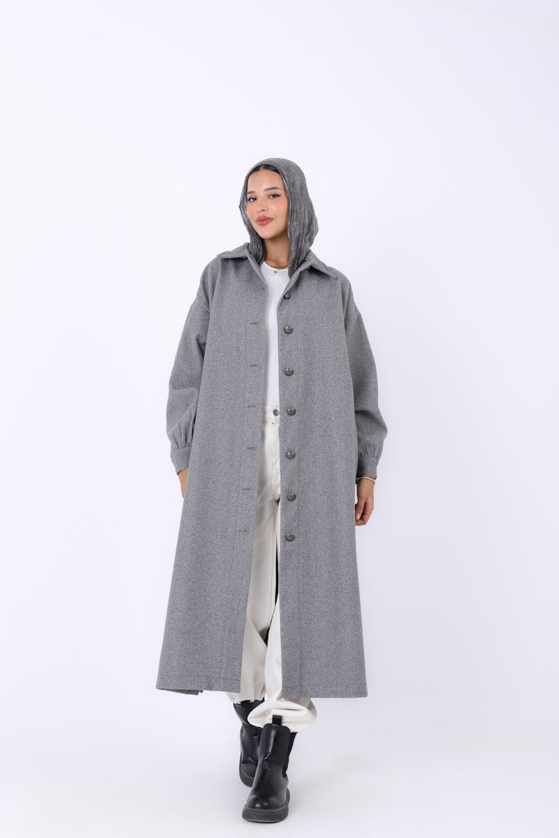 Long Buttons Coat