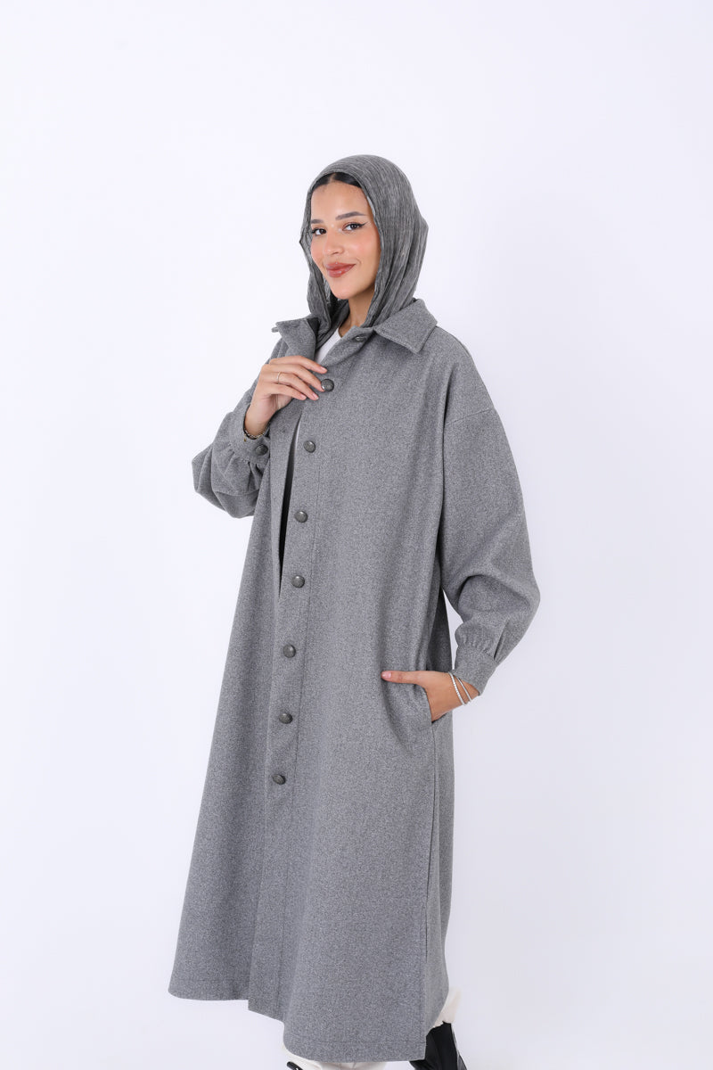 Long Buttons Coat