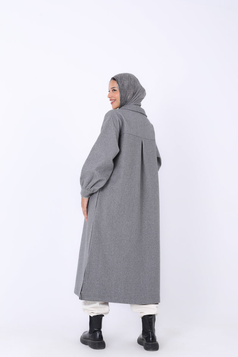 Long Buttons Coat