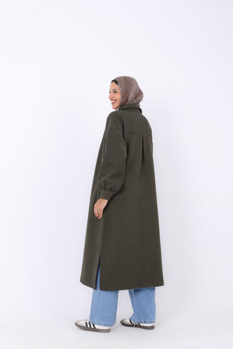 Long Buttons Coat