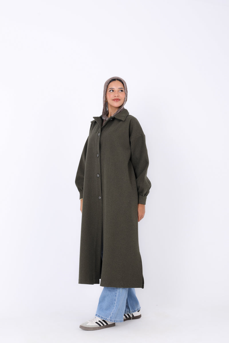 Long Buttons Coat