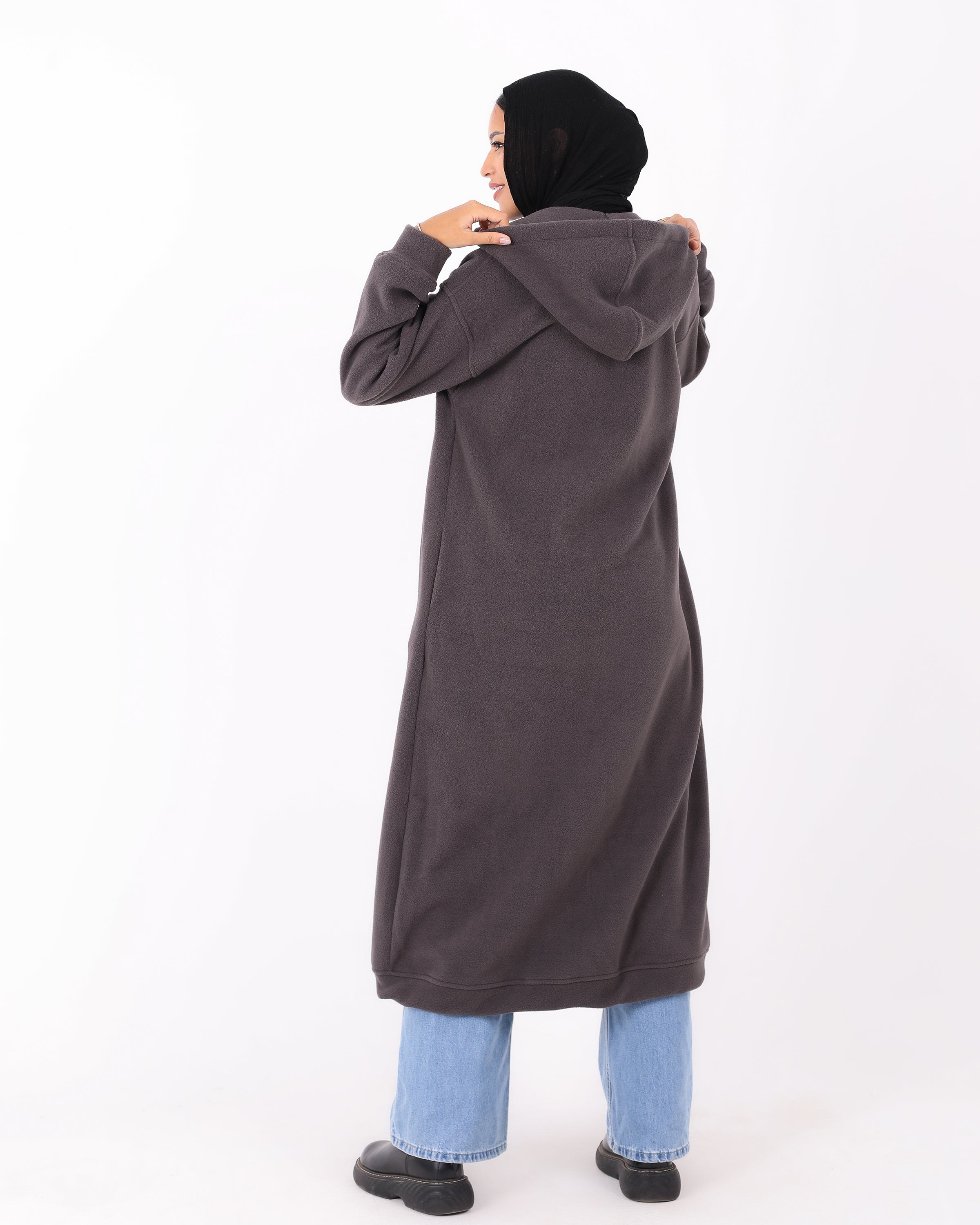 Long Hoodie with Zipper – Just 4 Women (JW)