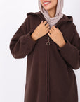 Long Hoodie with Zipper