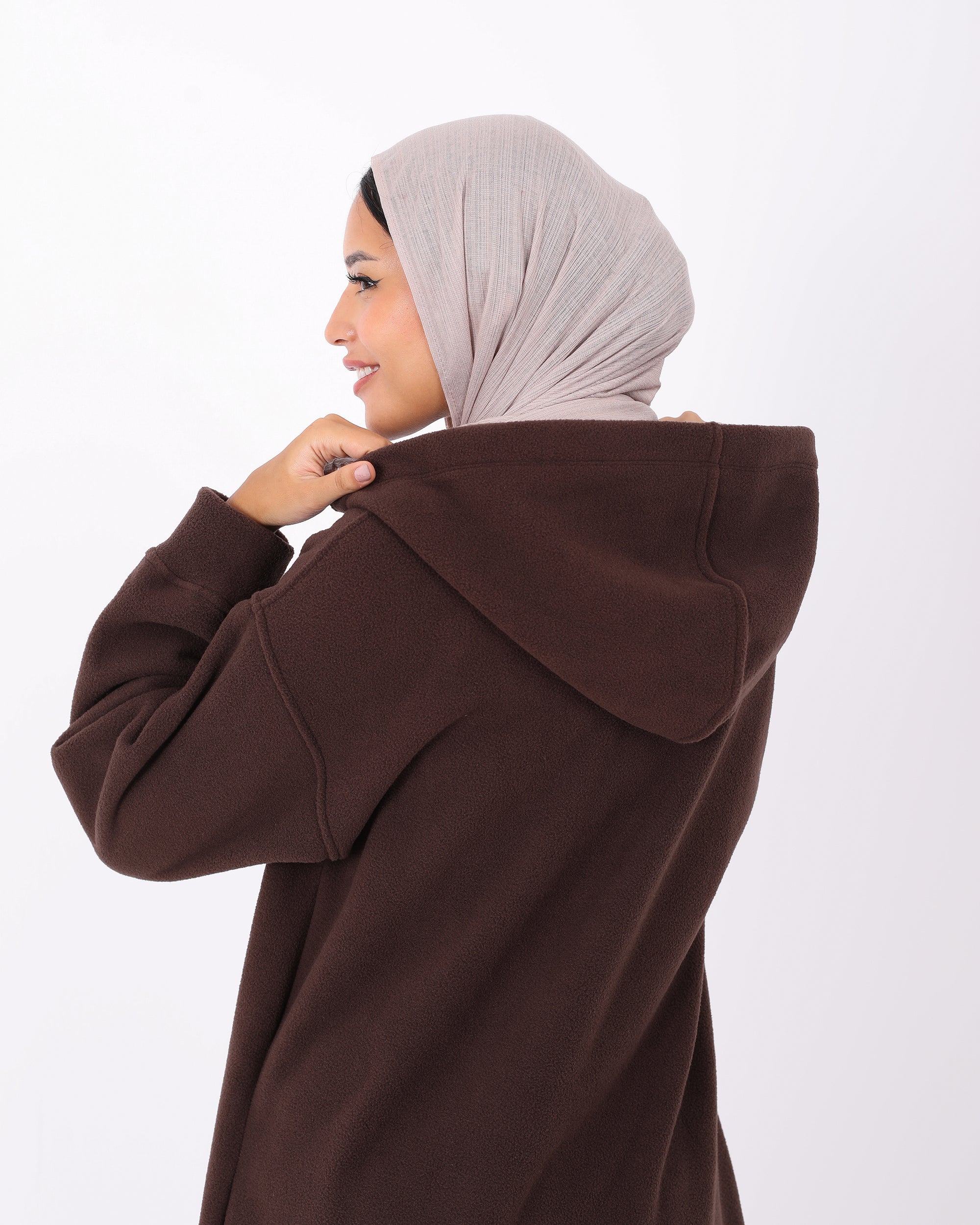 Long Hoodie with Zipper