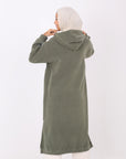 Long Hoodie with Pocket