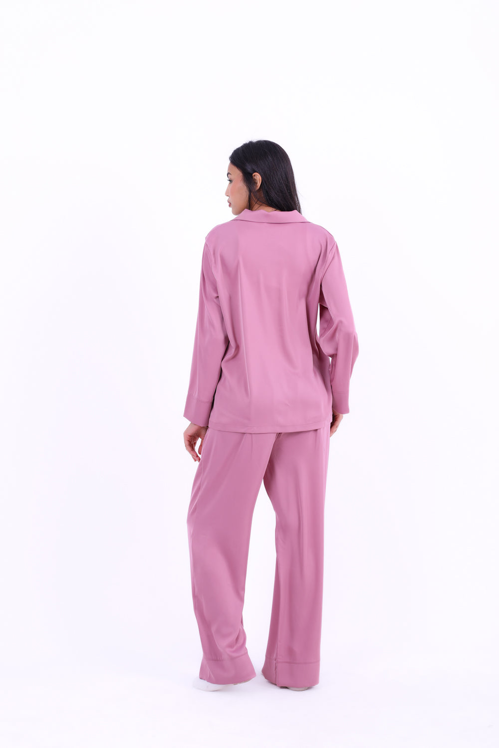 Basic Stain Set Pajama with Buttons