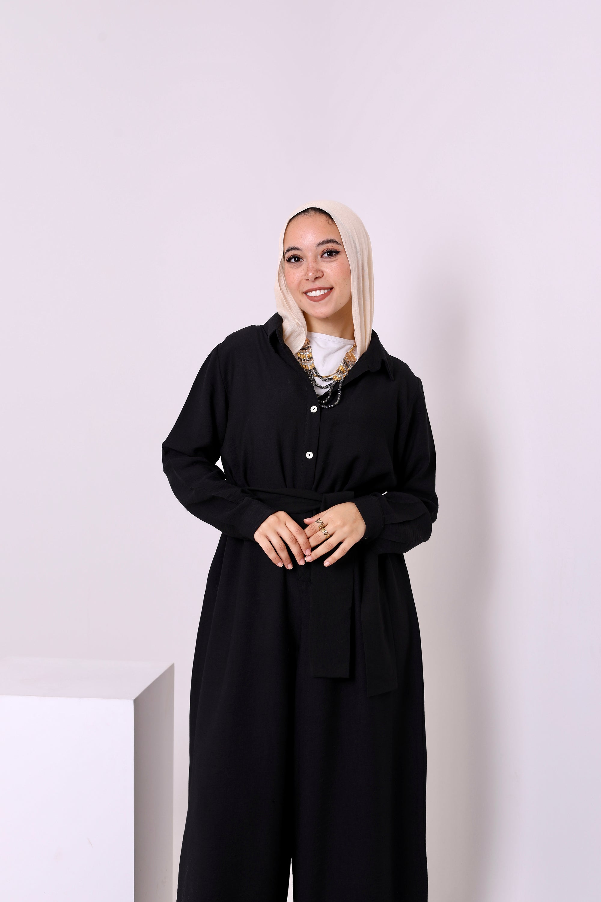 Linen Blend Jumpsuit