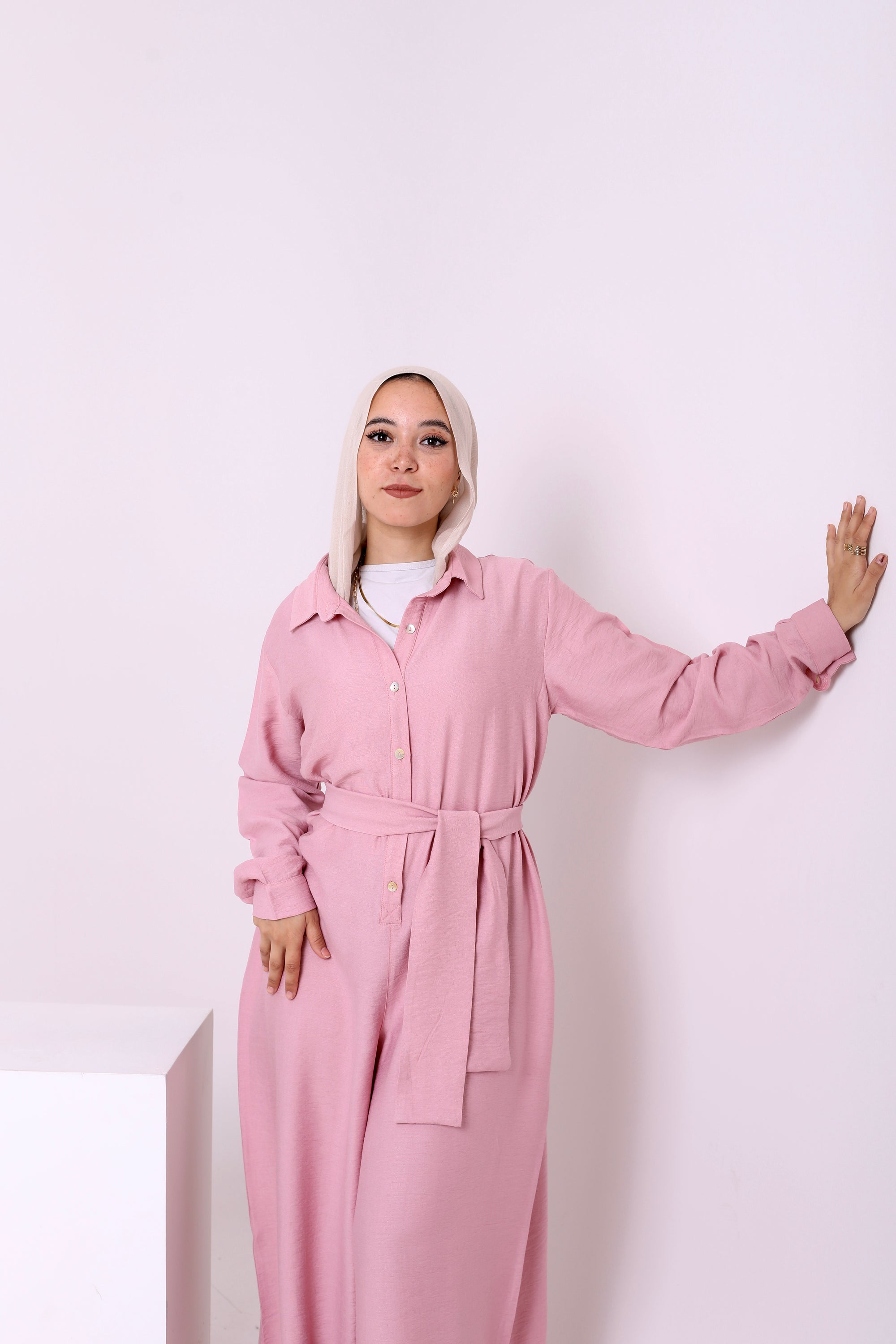 Linen Blend Jumpsuit