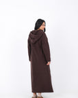 Abaya with Side Elastic Belt