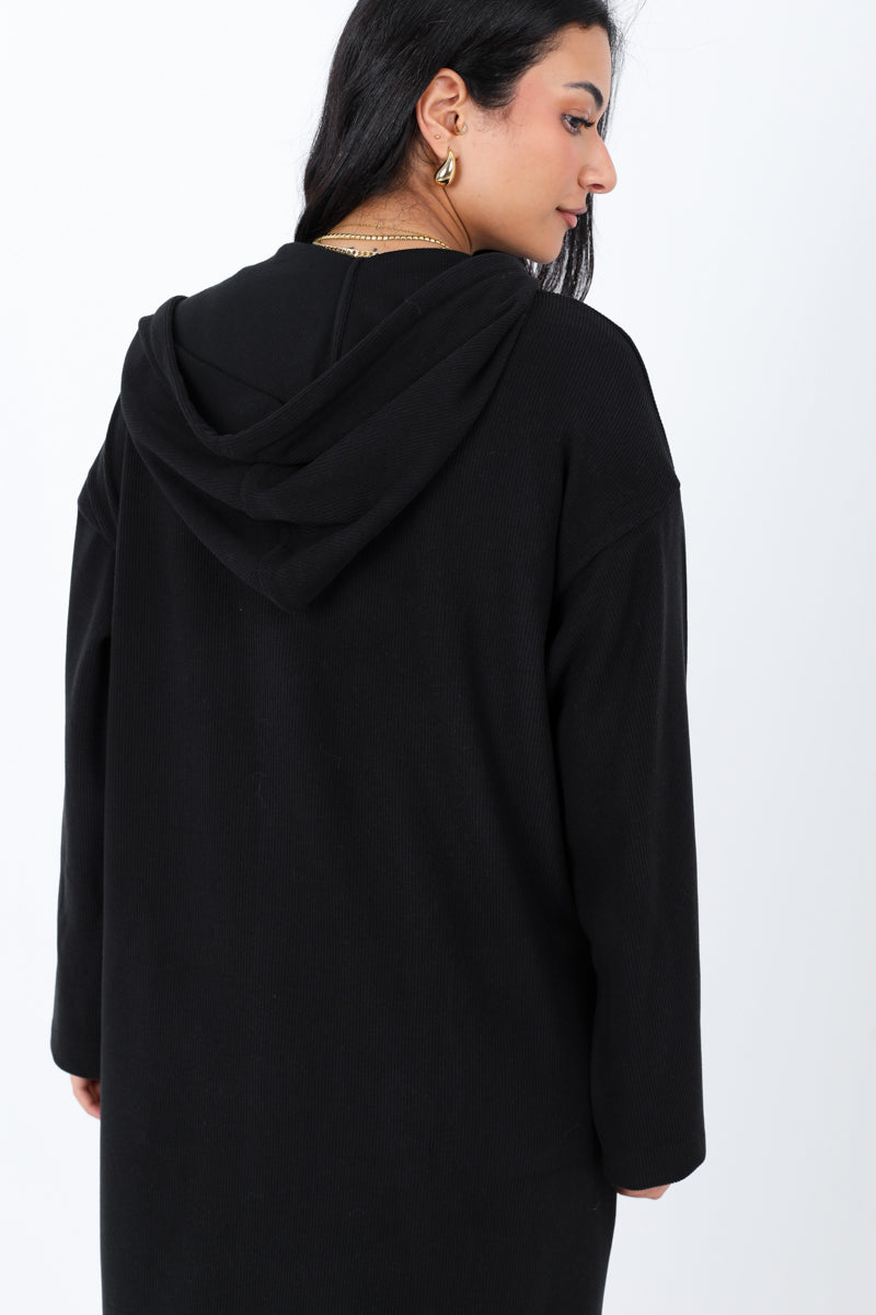 Long Hoodie with Two Pockets