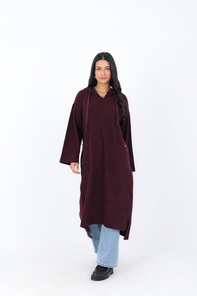 Long Hoodie with Two Pockets