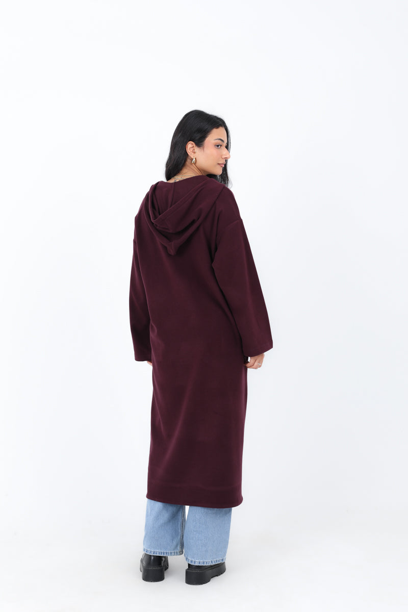 Long Hoodie with Two Pockets