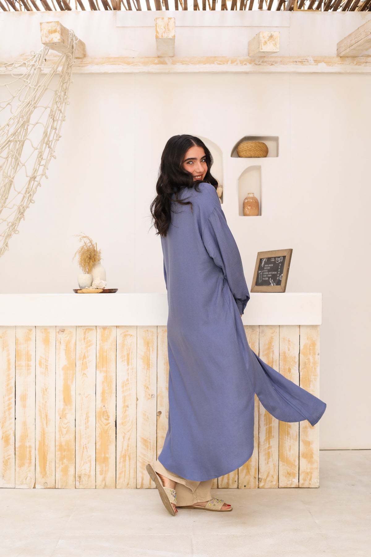 Flow Dress Shirt- Pure Linen