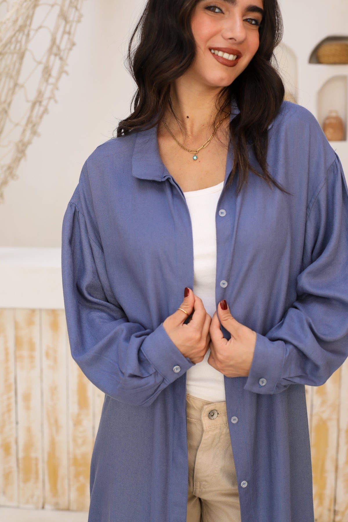 Flow Dress Shirt- Pure Linen