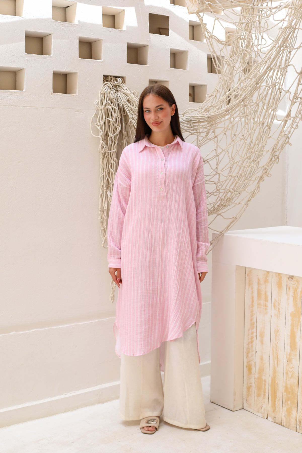 The Soft Stripe Maxi