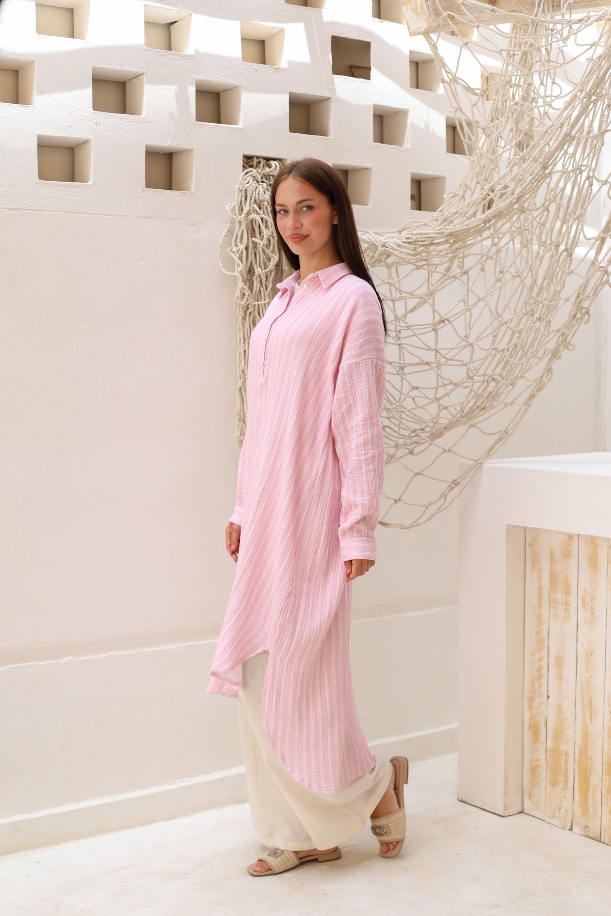 The Soft Stripe Maxi