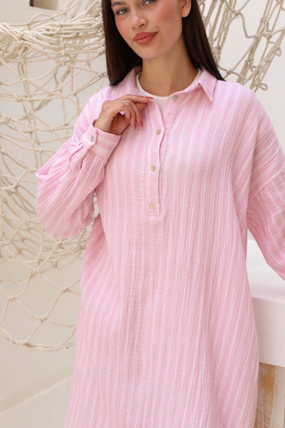 The Soft Stripe Maxi