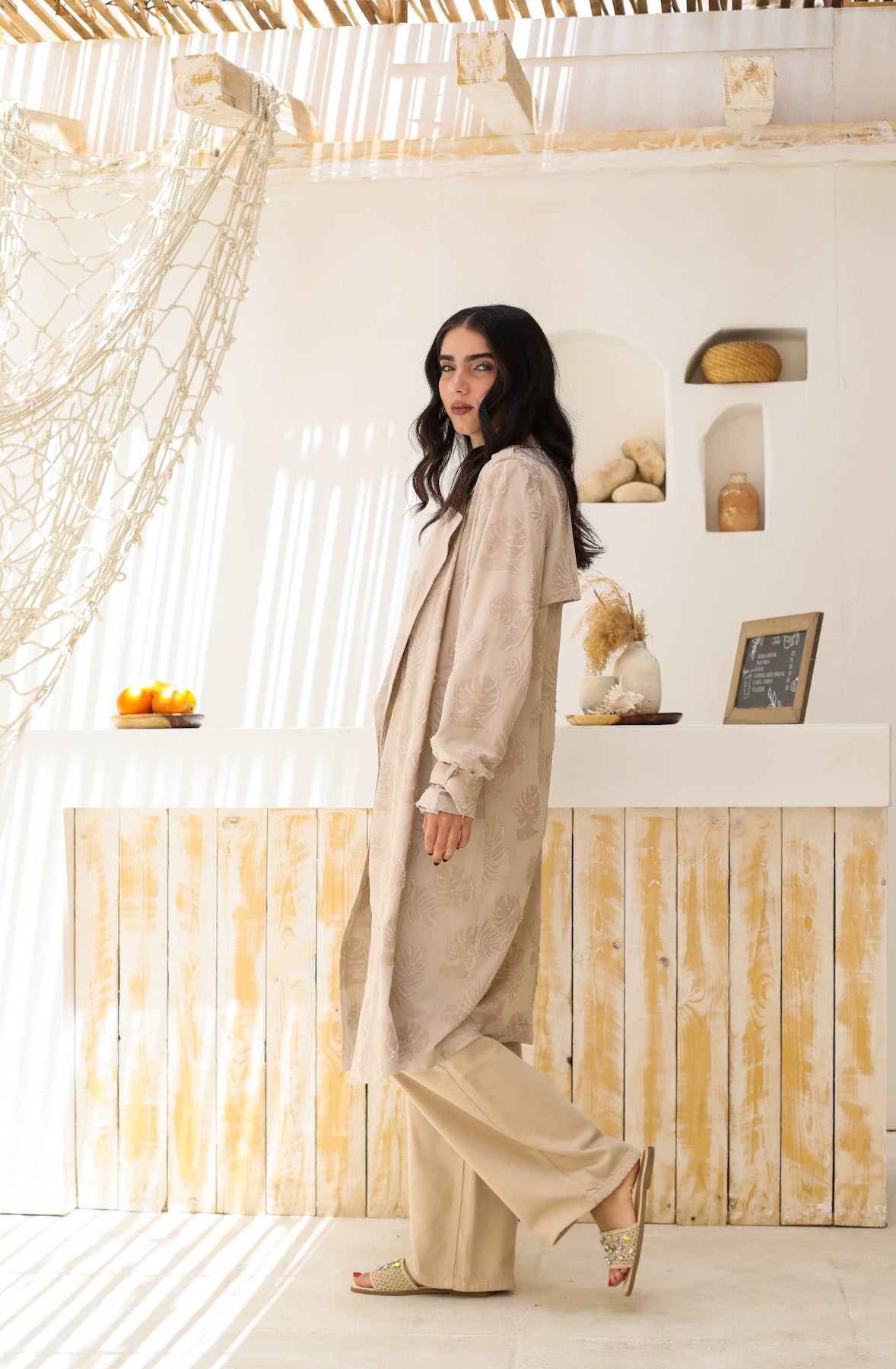Blush Bloom Trench