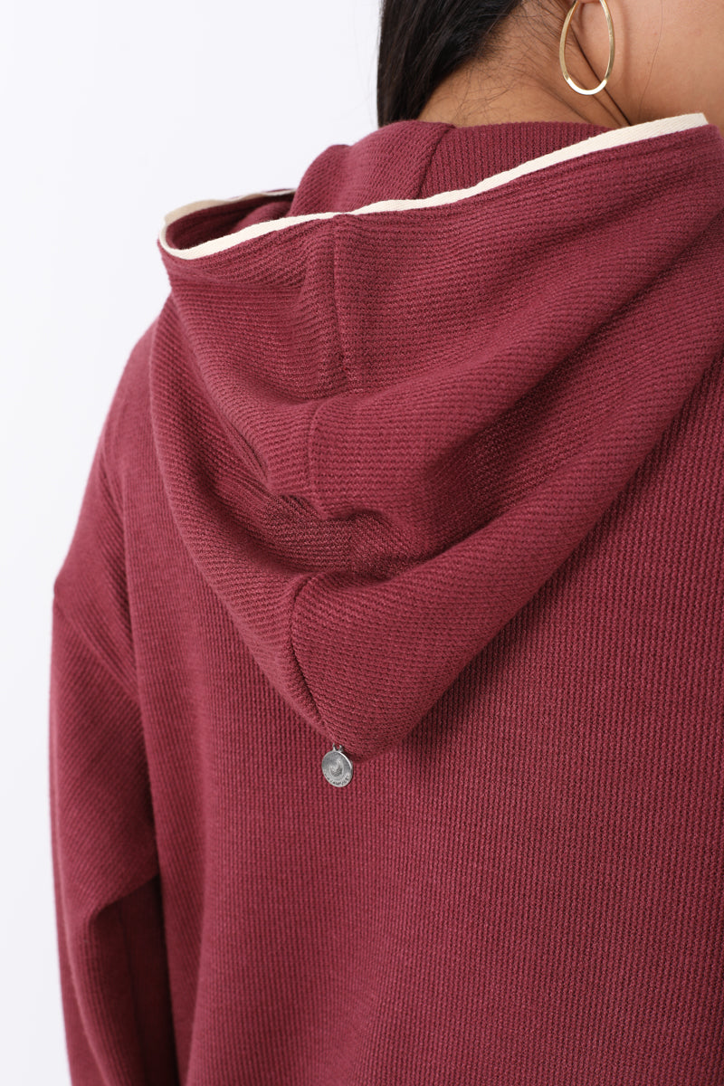 Long Hoodie with Two Pockets