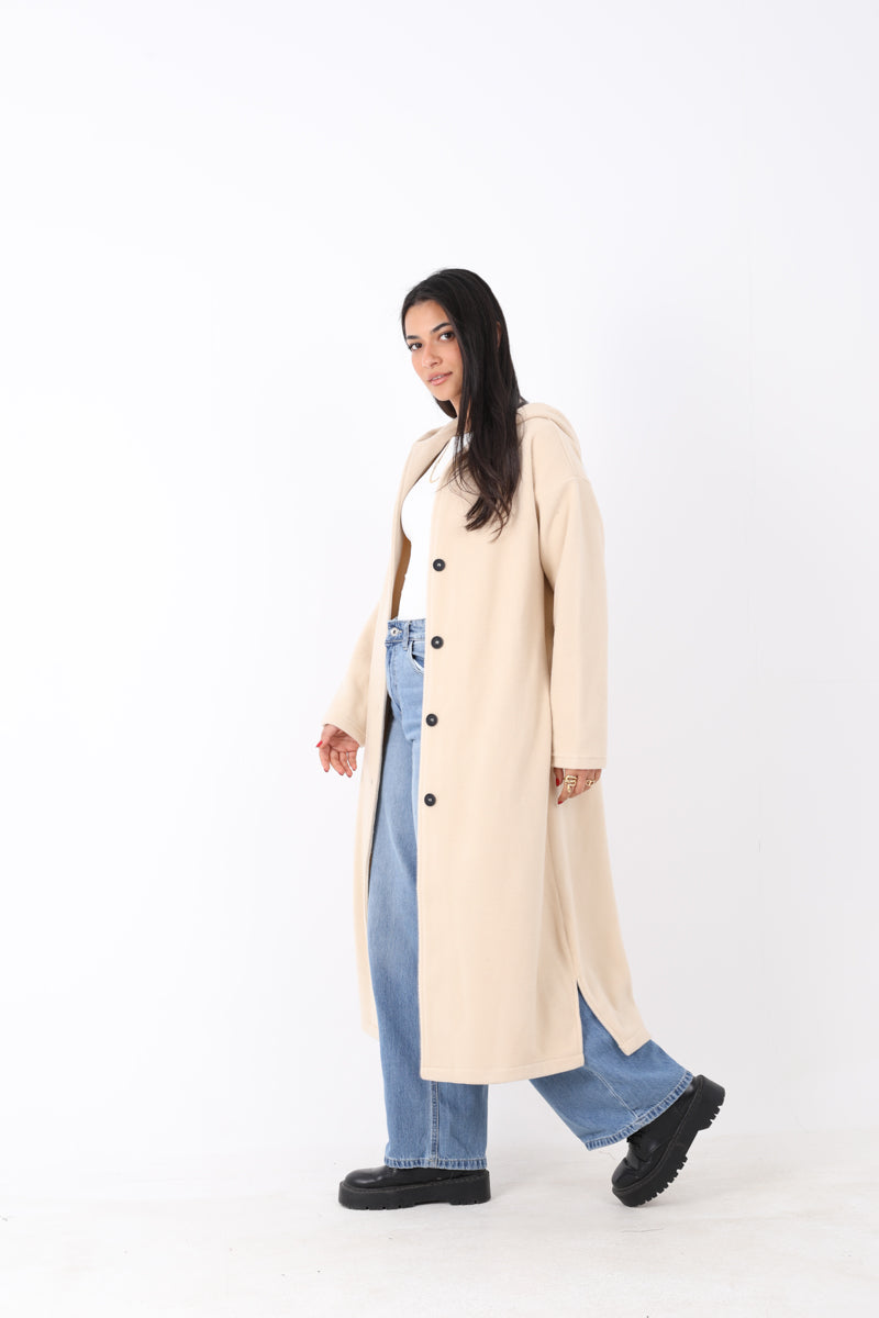 Modern Casual Hooded Coat