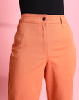 Wide Leg Gabardine Pants