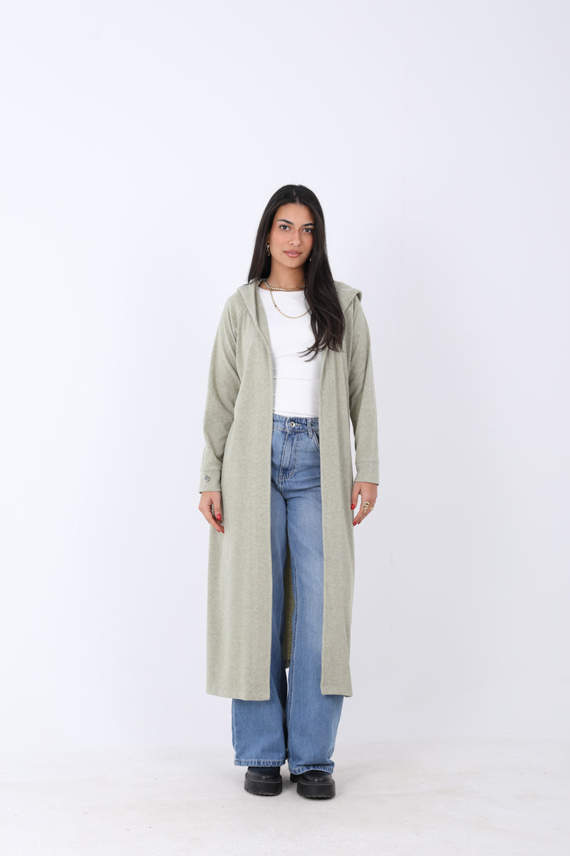 Minimal Long Hooded Layer
