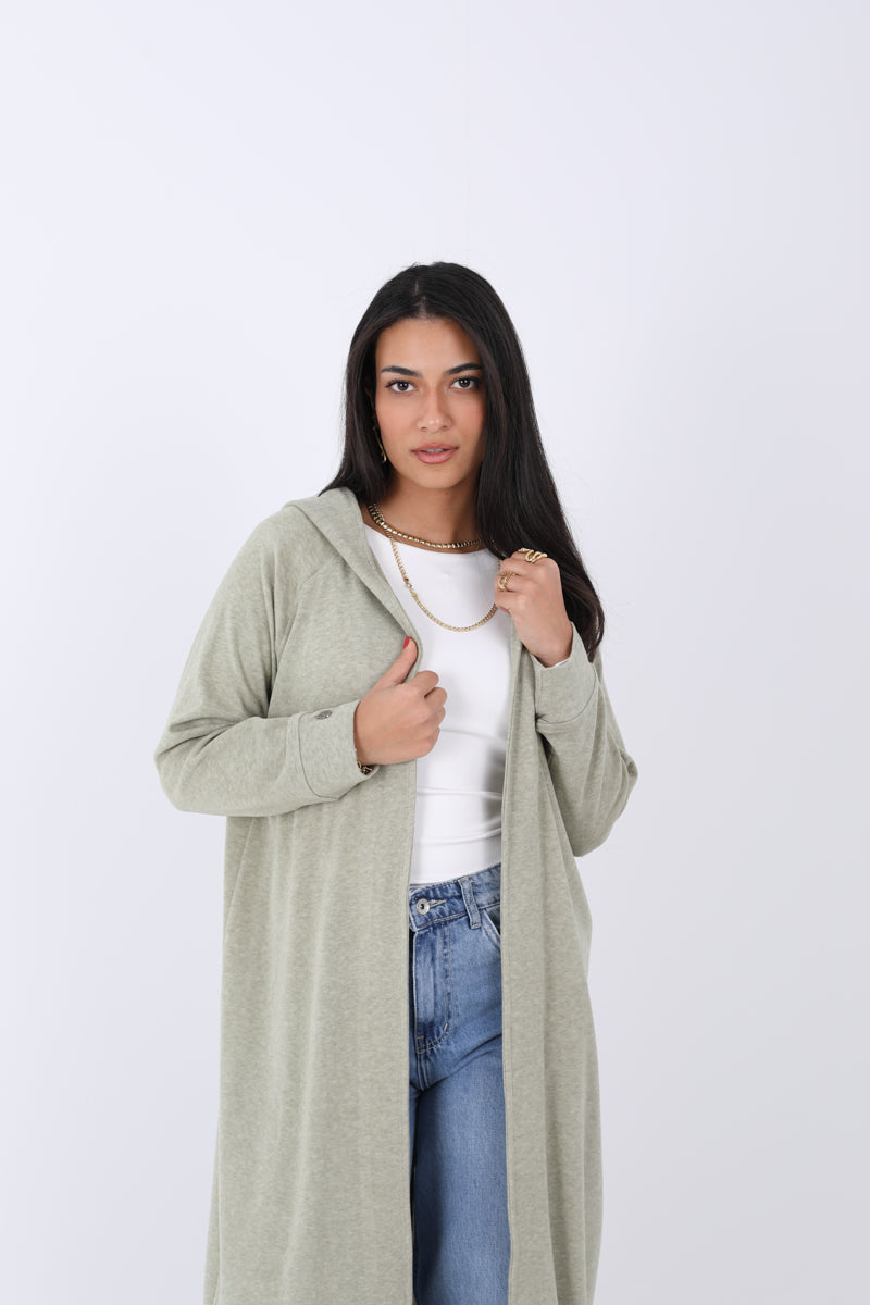 Minimal Long Hooded Layer