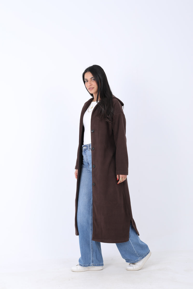 Modern Casual Hooded Coat