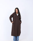Modern Casual Hooded Coat