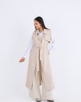 Sleeveless Linen Vest
